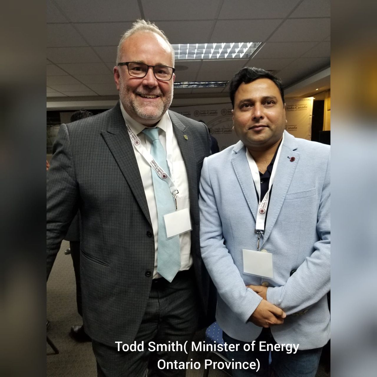 With Todd Smith - Minister of Energy Ontario Province