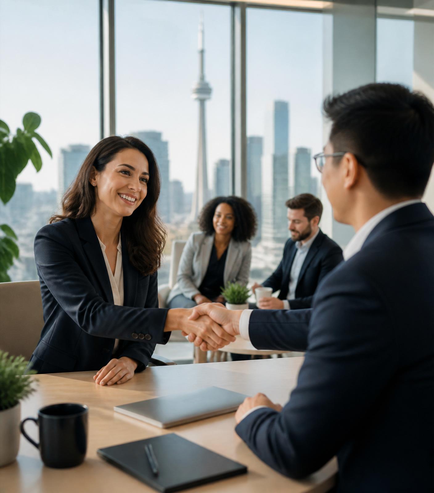 Professional recruitment and office team at Venus Hiring